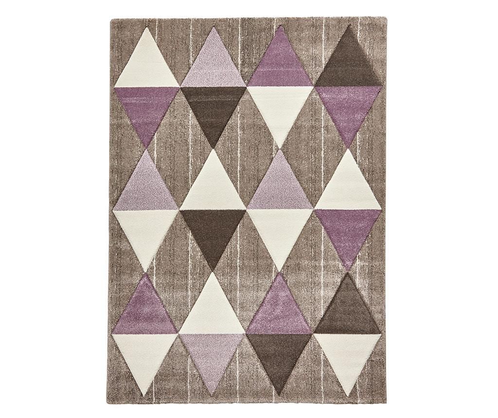 Covor Brooklyn Beige Purple 120x170 cm - Think Rugs, Crem de la Think Rugs
